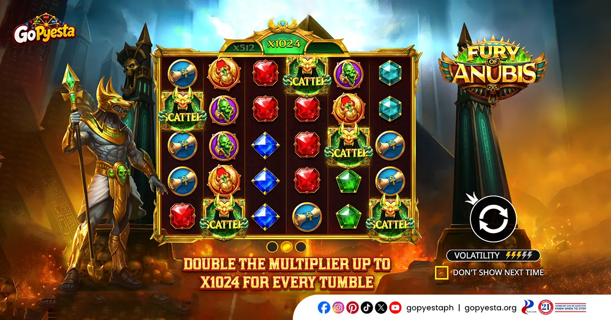 Fury of Anubis Pragmatic Play Slot Reels And Multiplier Ladder